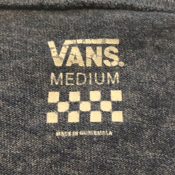 Vans Off The Wall Blue Eagle MCMLXVI Print Skater Shirt Women Size Medium - Picture 7 of 12